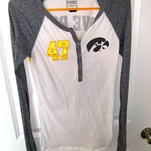 Victoria Secret PINK Hawkeye Long Sleeve Shirt